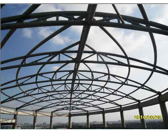 南宁中煤朔州宾馆管桁架工程